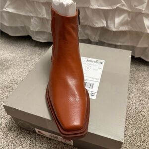 Franco Sarto Tan Ankle Boots